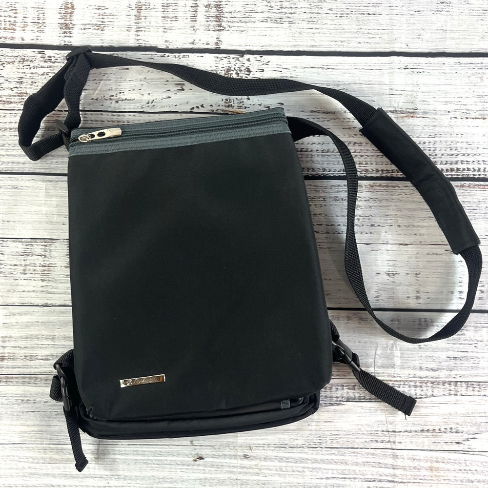 The Everything Bag Personal Carryon Organized Personal Care Travel Black Pockets
